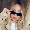 BLACK OVAL STREET STYLE SUNGLASSES
