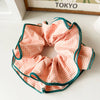 NICHE RETRO PLAID RUFFLED SCRUNCIE