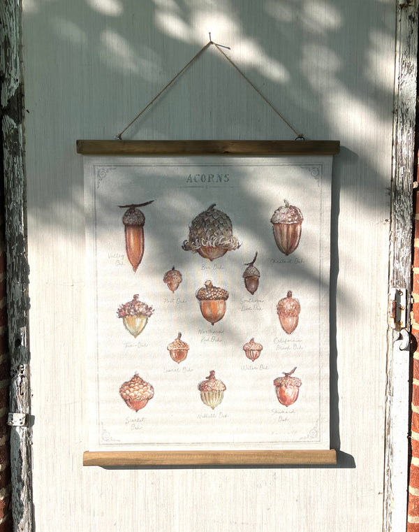 CANVAS & WOOD FALL SCROLL