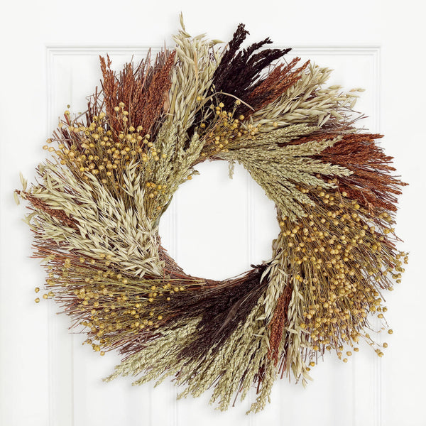 AUTUMN GRAINS WREATH