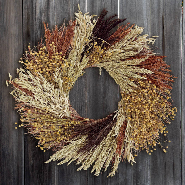 AUTUMN GRAINS WREATH