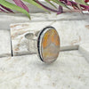 HANDCRAFTED KASHI SEMIPRECIOUS STONE RING - BUMBLEBEE JASPER