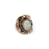 MIXED METAL & AMAZONITE STONE RING