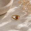 TANVI COLLECTION RING - GOLD WITH GOLDSTONE