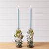 DAINTY METAL HYDRANGEA CANDLE HOLDER