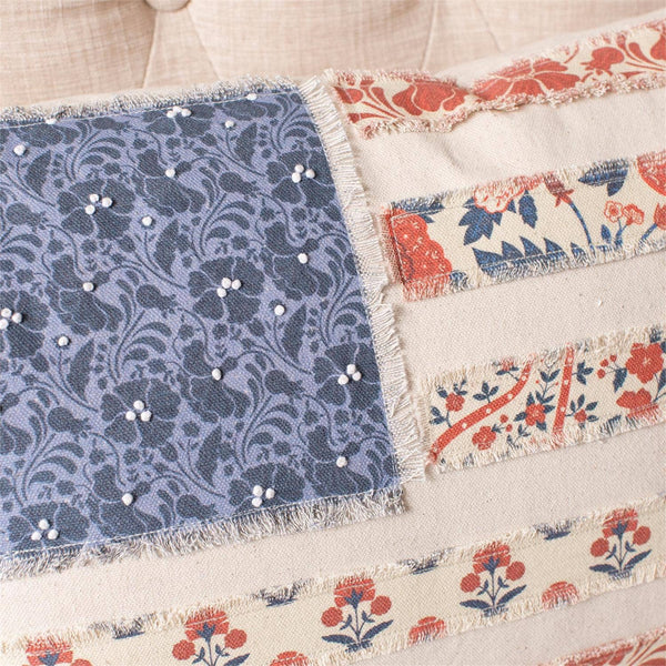 PATCHWORK AMERICAN FLAG