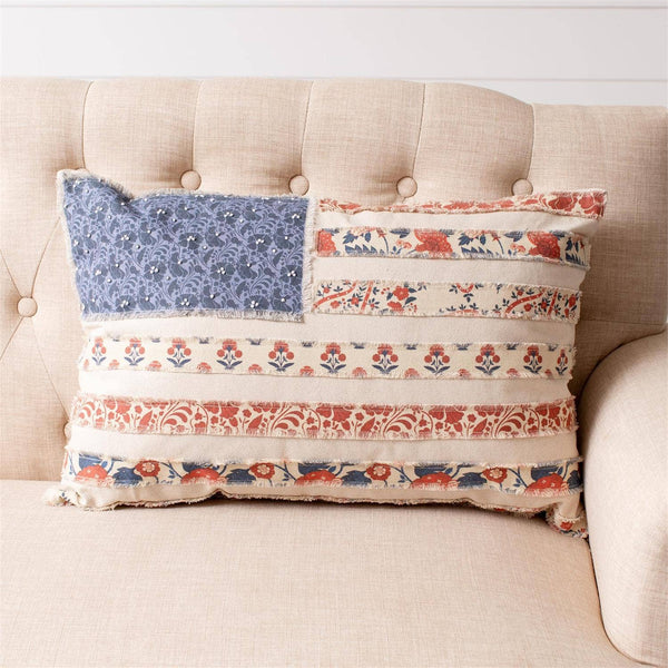 PATCHWORK AMERICAN FLAG
