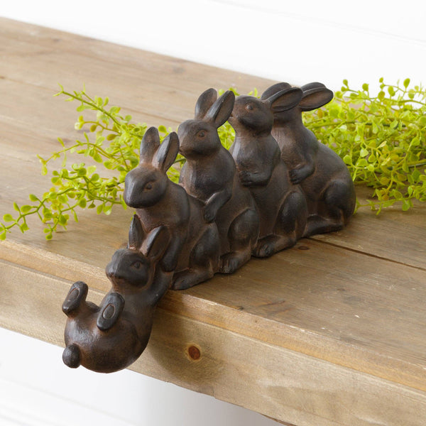 SHELF SITTER - RABBITS PLAYING
