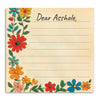 DEAR ASSHOLE - FUNNY STICKY NOTE