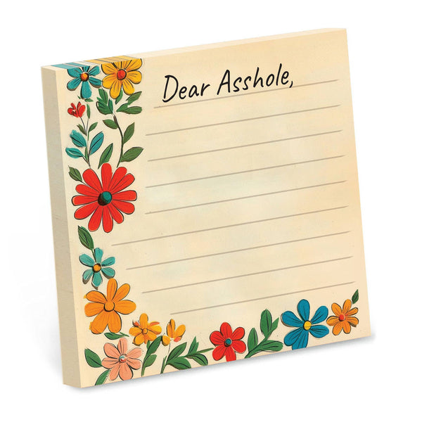 DEAR ASSHOLE - FUNNY STICKY NOTE