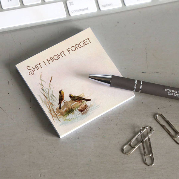 SHIT I MIGHT FOGET STICKY NOTE PAD