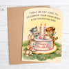 TODAY WE EAT CAKE - FUNNY BIRTHDAY CARD