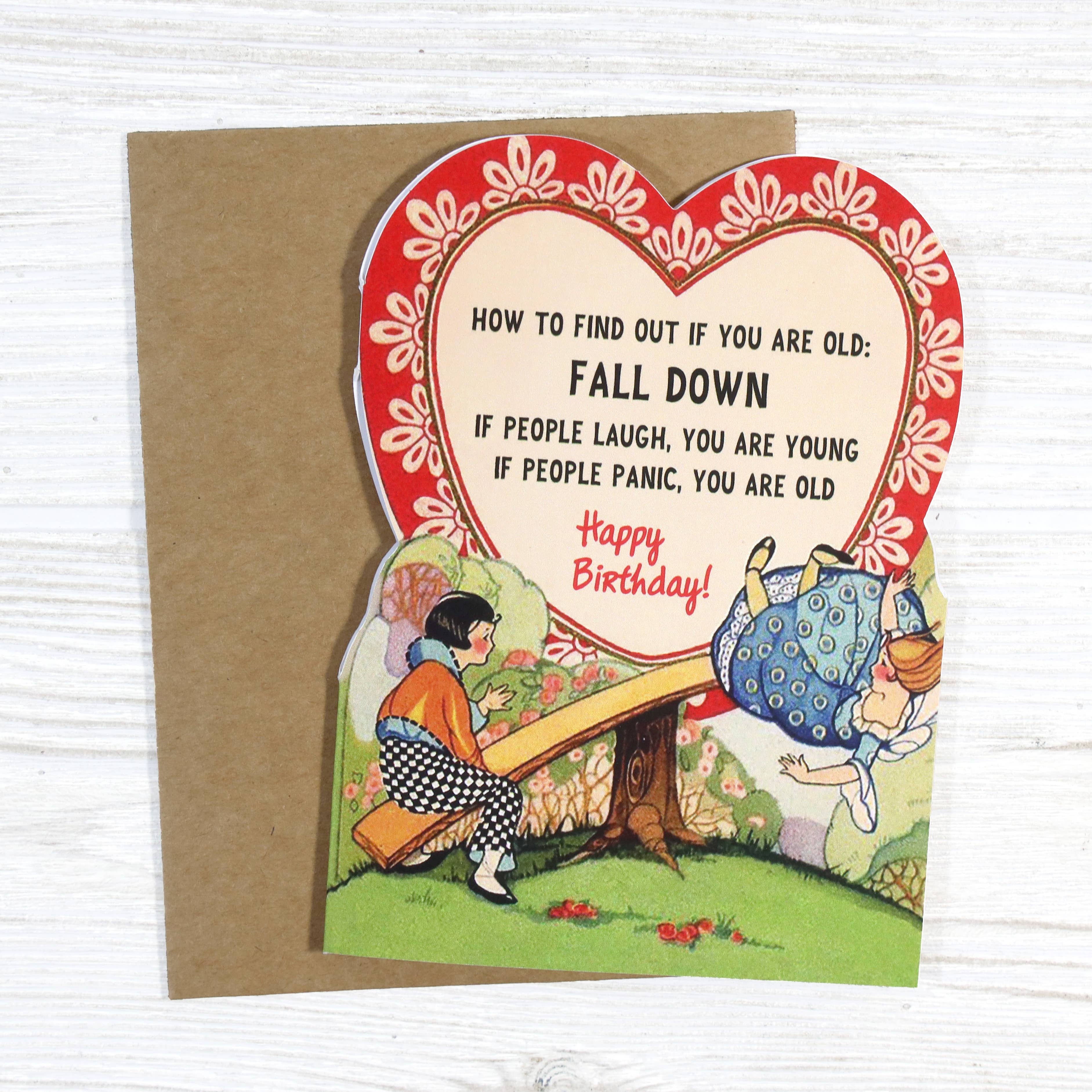 HOW TO FIND OUT IF YOU ARE OLD BIRTHDAY CARD