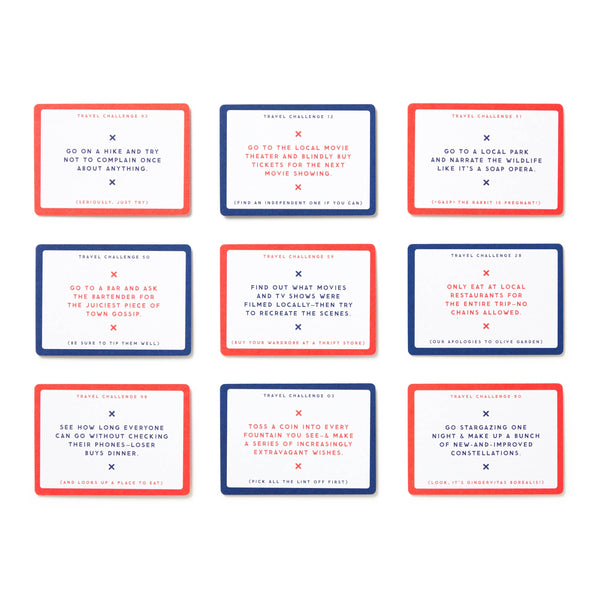 BRASS MONKEY CHALLENGE ACCEPTED TRAVEL TASKS CARD DECK