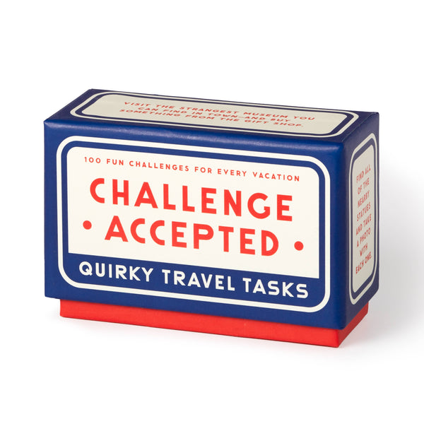 BRASS MONKEY CHALLENGE ACCEPTED TRAVEL TASKS CARD DECK