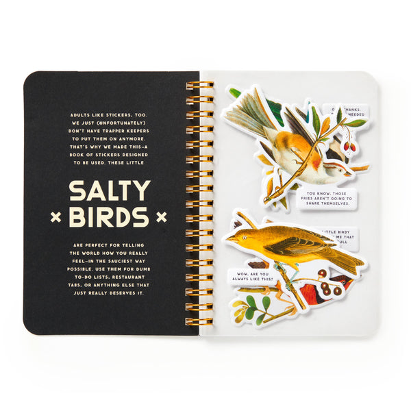 BRASS MONKEY SALTY BIRDS STICKER BOOK