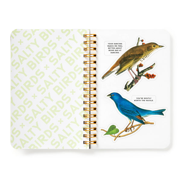 BRASS MONKEY SALTY BIRDS STICKER BOOK