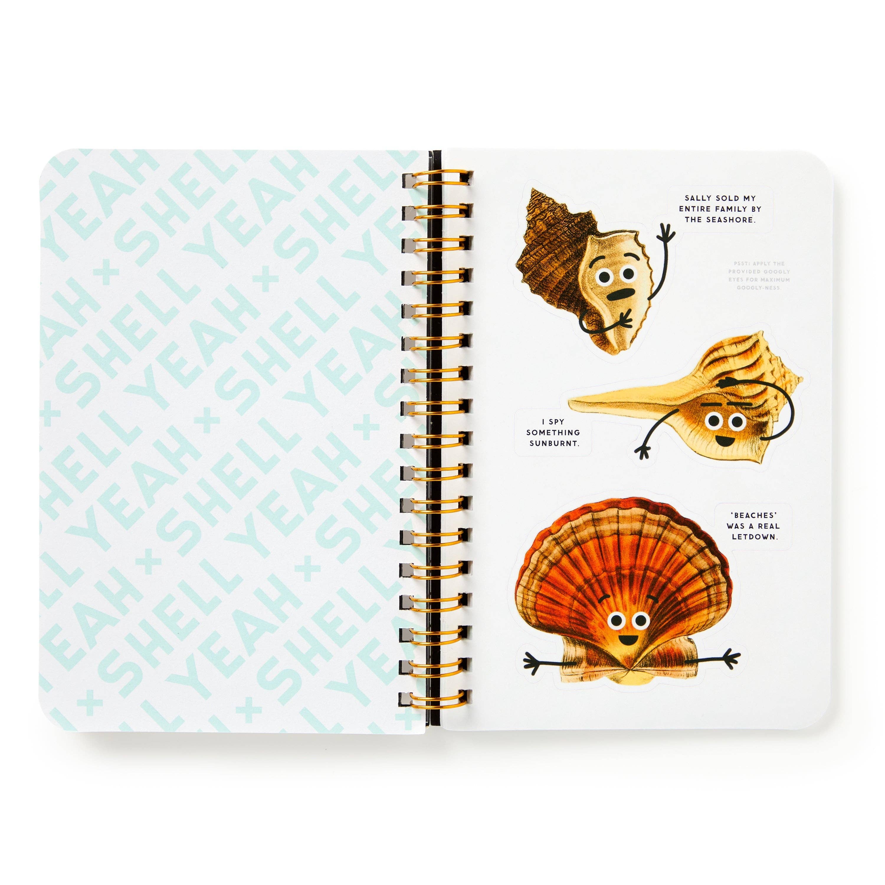 BRASS MONKEY SHELL YEAH STICKER BOOK