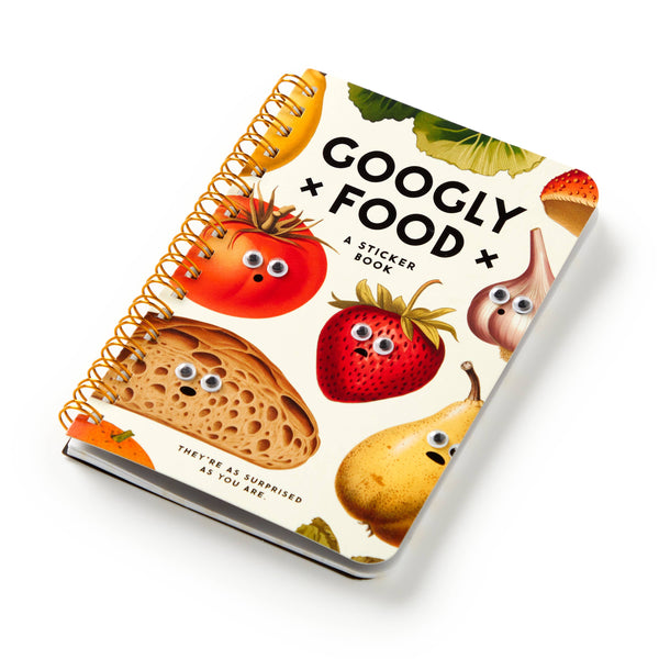 BRASS MONKEY GOOGLY FOOD STICKER BOOK