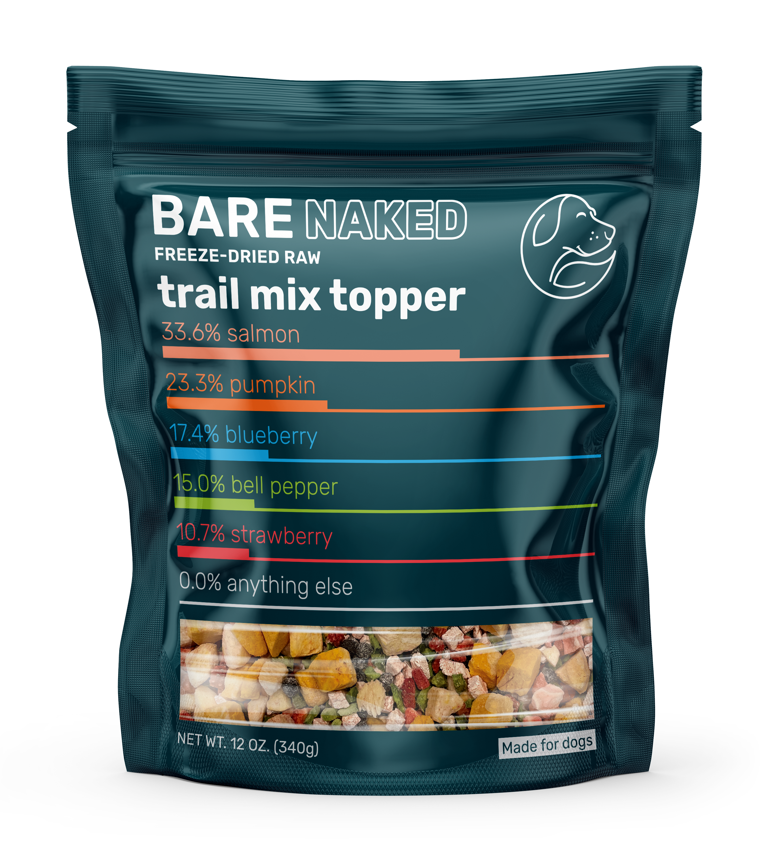 SALMON MIX - TRAIL MIX TOPPER FOR DOGS