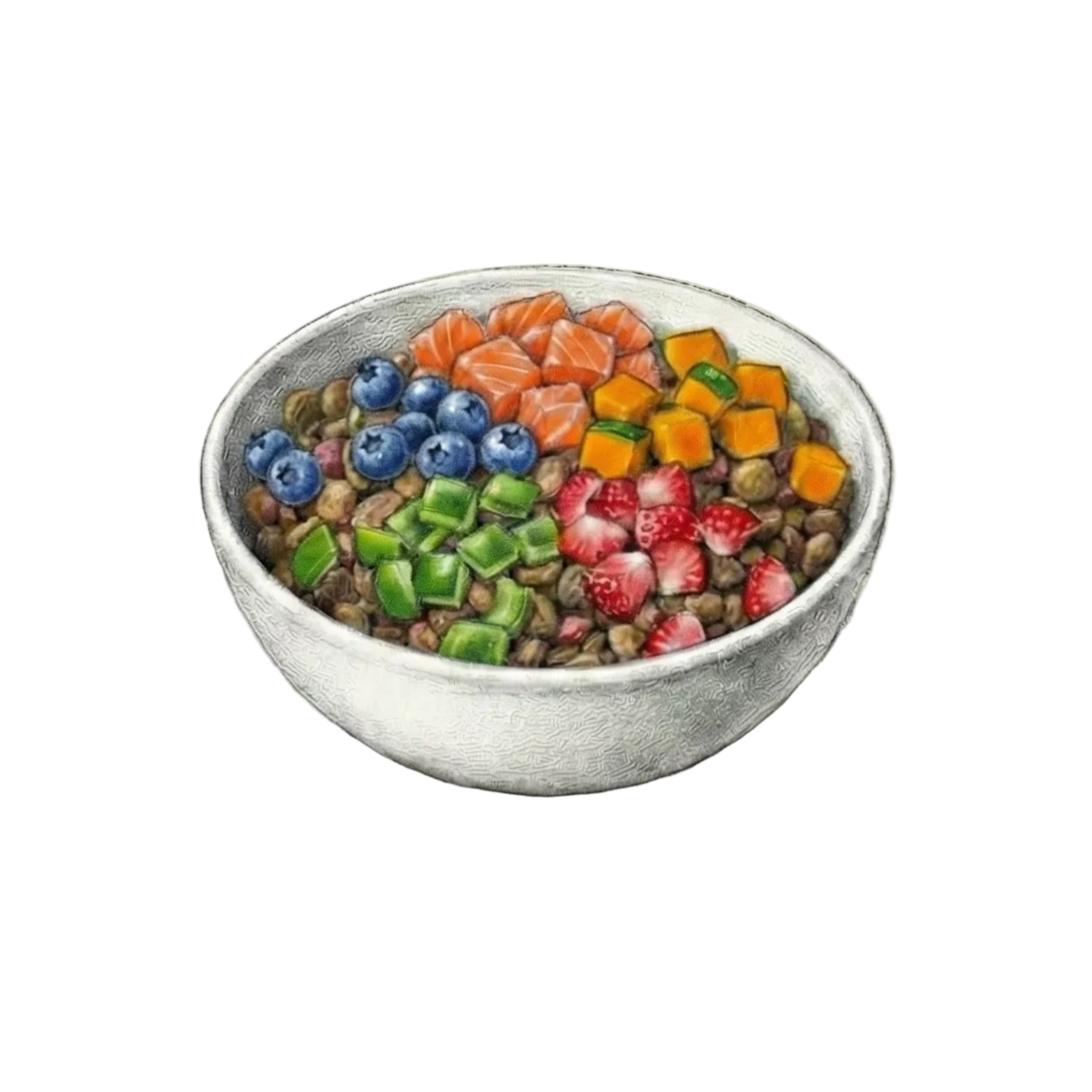 SALMON MIX - TRAIL MIX TOPPER FOR DOGS