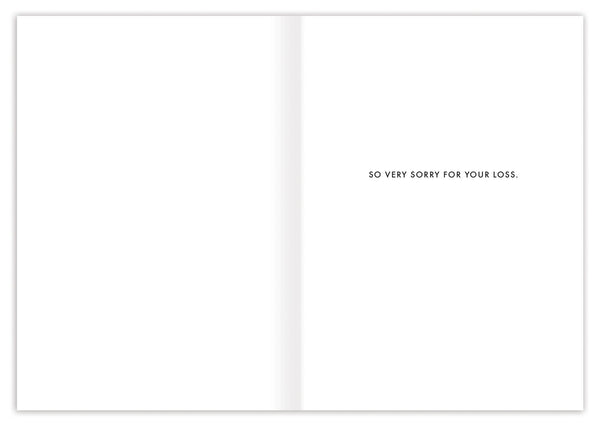 PAW PRINTS PET SYMPATHY CARD
