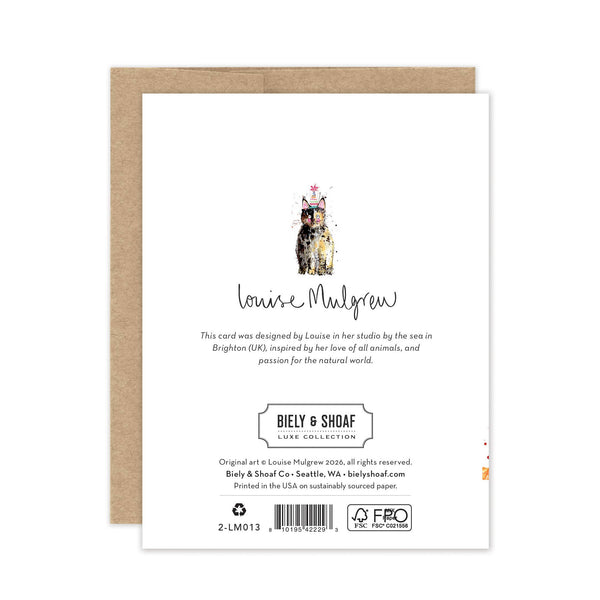 CATS HOW OLD? BIRTHDAY - LUXE A2 CARD
