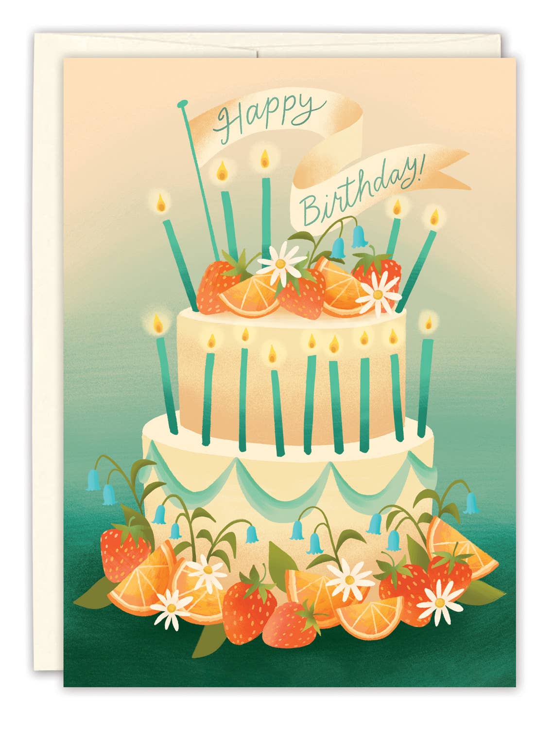 CITRUS CAKE BIRTHDAY CARD