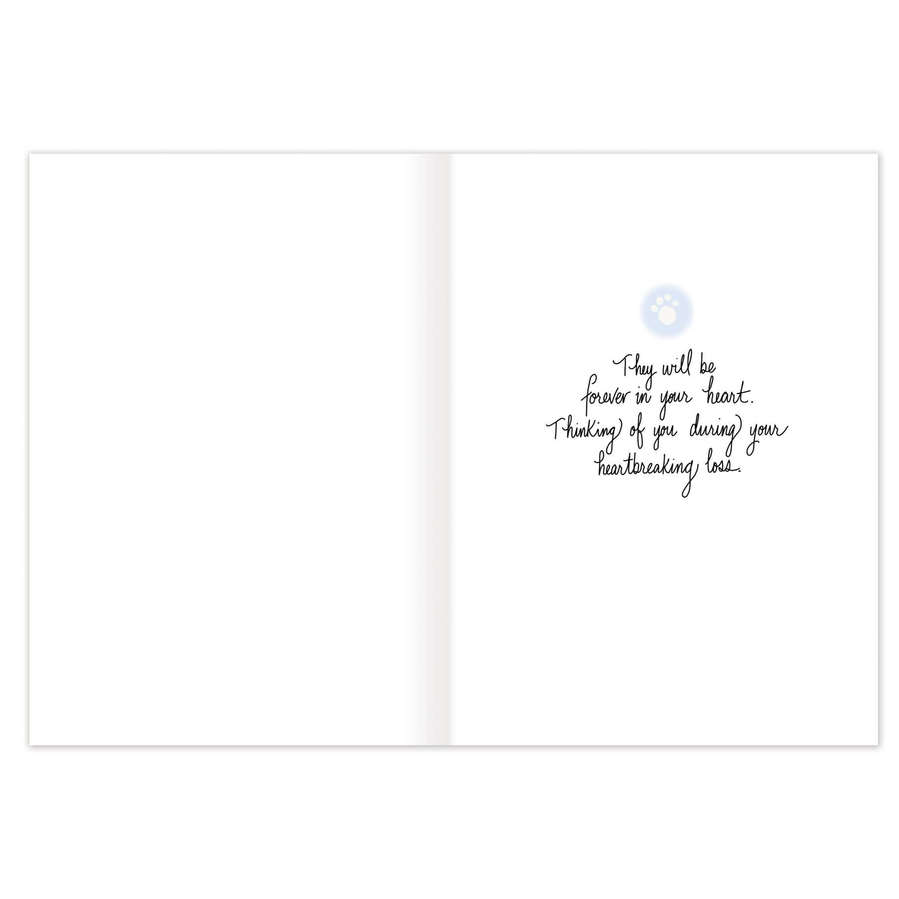 CLOUDS PET SYMPATHY CARD