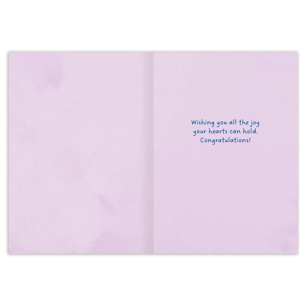 GARDEN SCENE WEDDING CARD