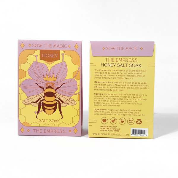 THE EMPRESS BEE SALT SOAK IN HONEY