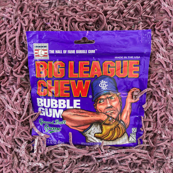 BIG LEAGUE CHEW GRAPE BUBBLE GUM