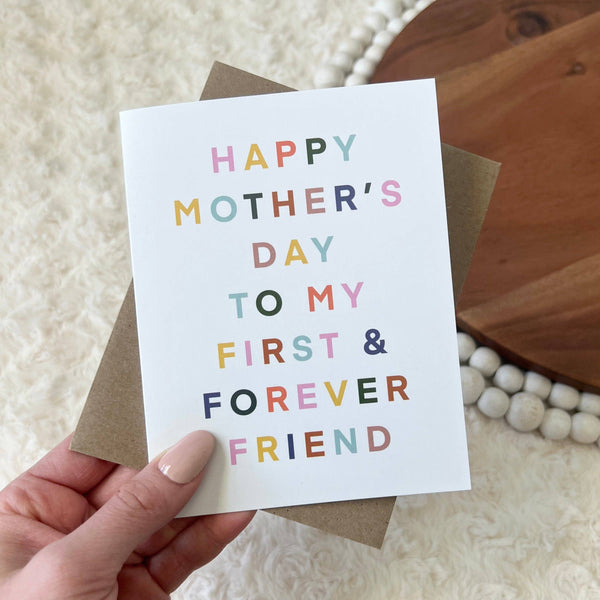 "TO MY FOREVER FRIEND" MOTHER'S DAY CARD