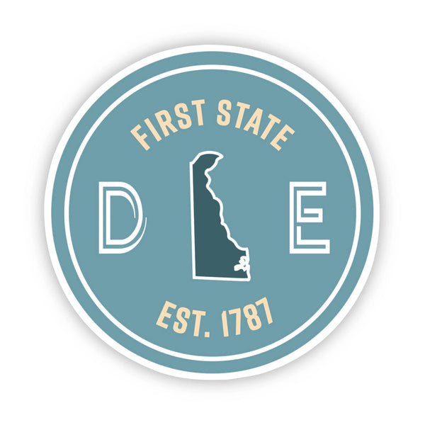 FIRST STATE DELAWARE STICKER