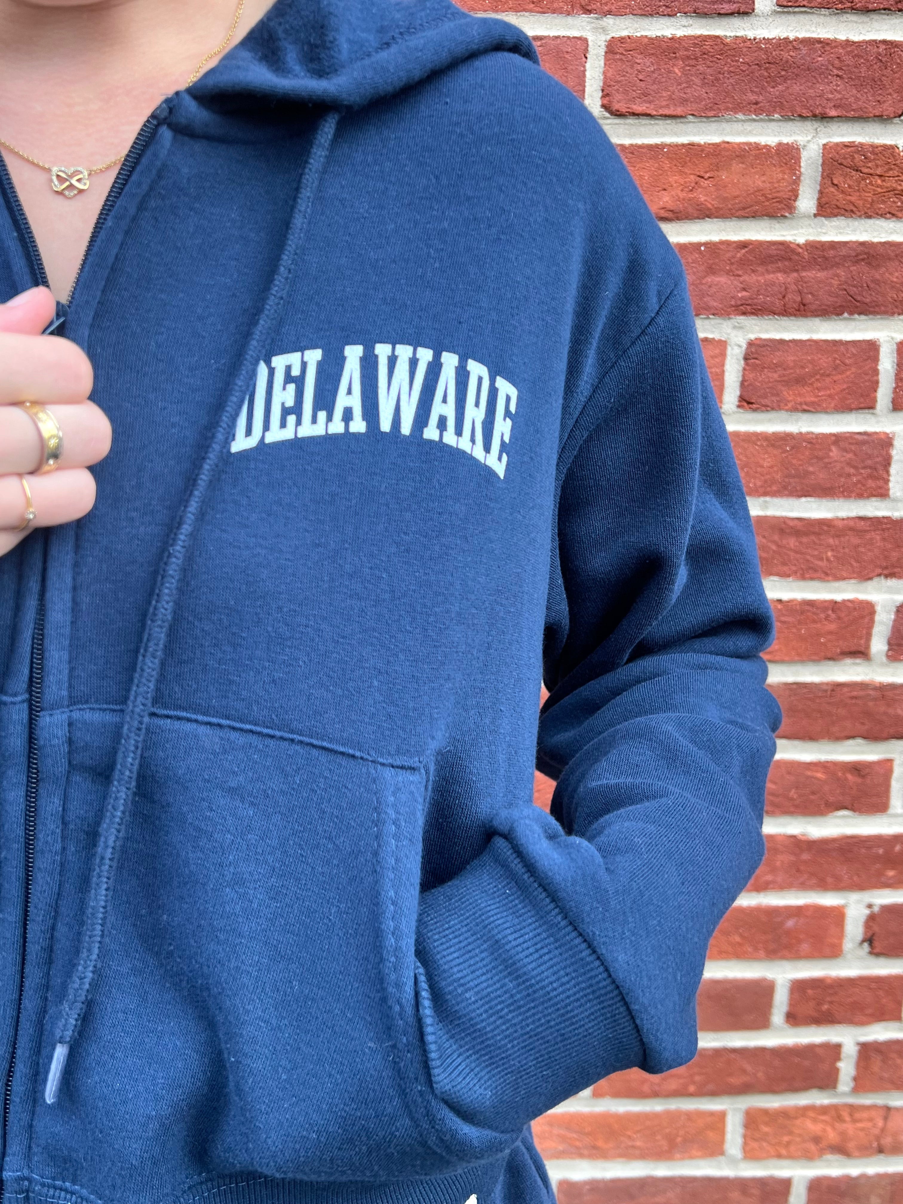 DELAWARE CLOUD FLEECE FRONT ZIP