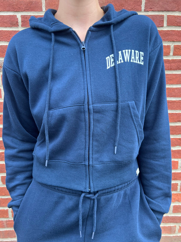 DELAWARE CLOUD FLEECE FRONT ZIP