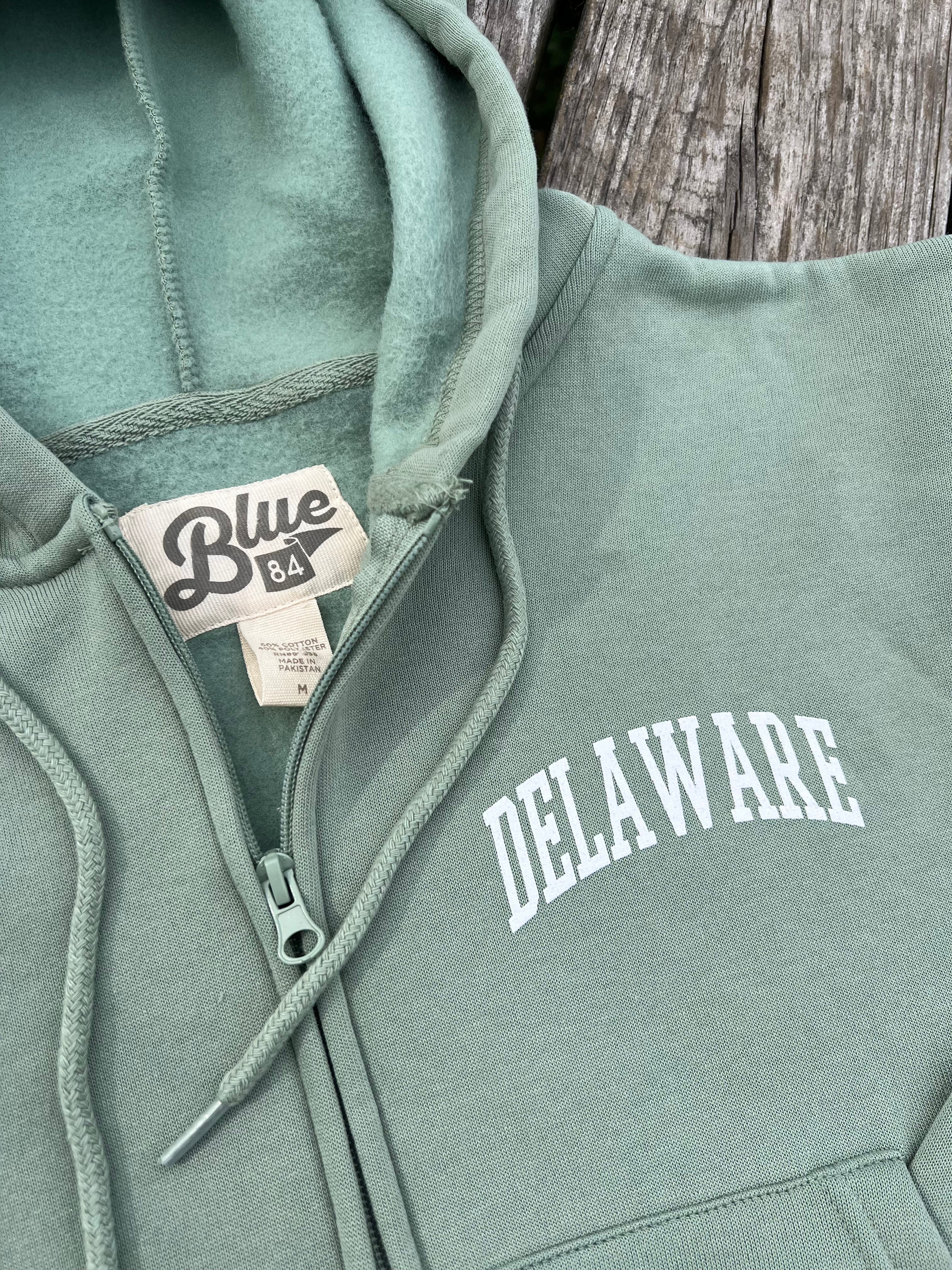 DELAWARE CLOUD FLEECE FRONT ZIP
