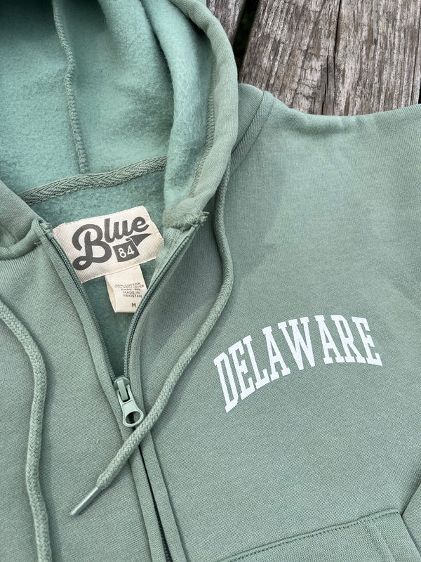 DELAWARE CLOUD FLEECE FRONT ZIP