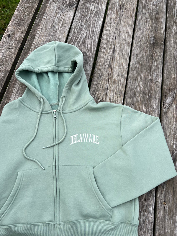 DELAWARE CLOUD FLEECE FRONT ZIP