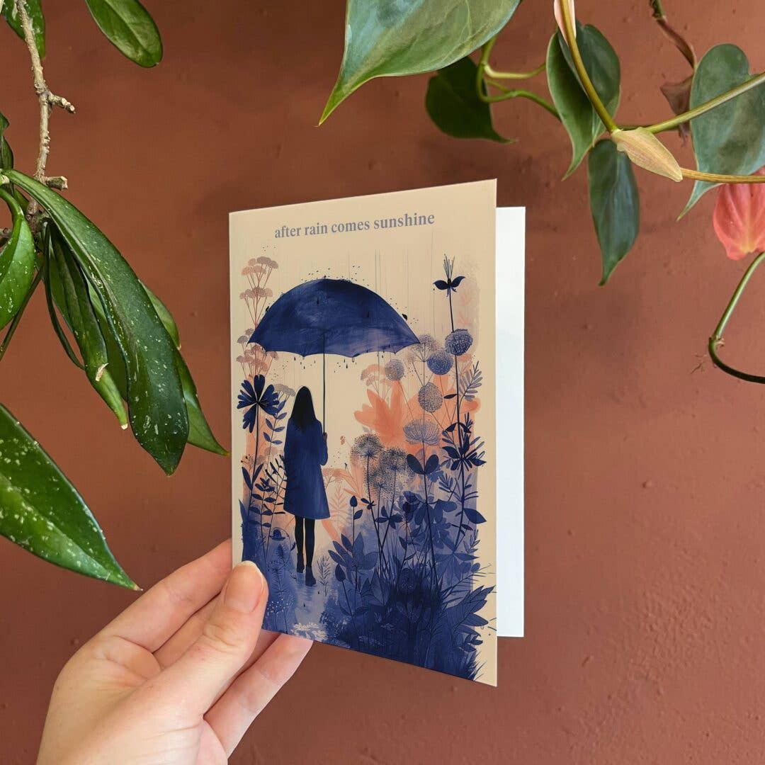 AFTER RAIN COMES SUNSHINE | ENCOURAGEMENT FRIENDSHIP CARD