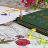 THE BOTANICAL FLOWER PRESS - LINEN COVER & GOLD FOIL