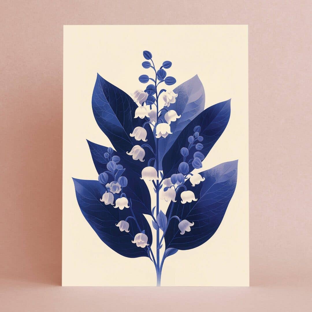 LILY OF THE VALLEY | EVERYDAY GREETING CARD | BIRTH FLOWER