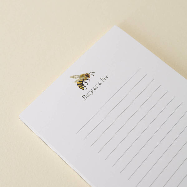 BUSY AS A BEE |  NOTEPAD