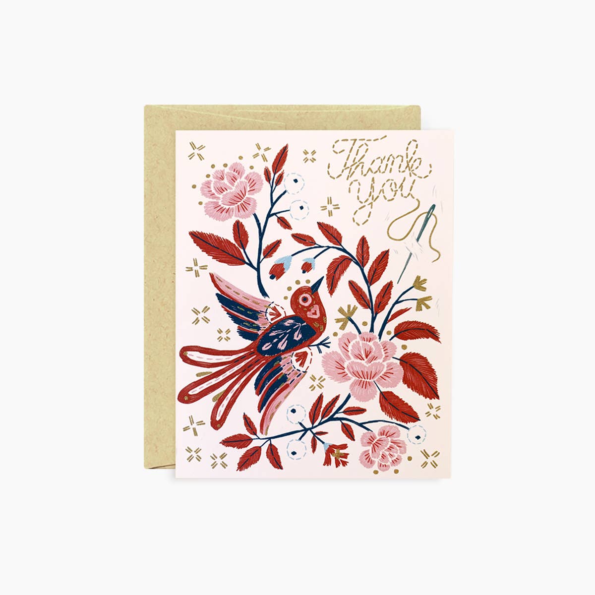 FOLK EMBROIDERY | THANK YOU CARD
