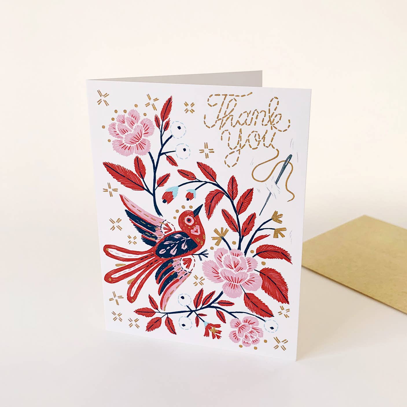 FOLK EMBROIDERY | THANK YOU CARD