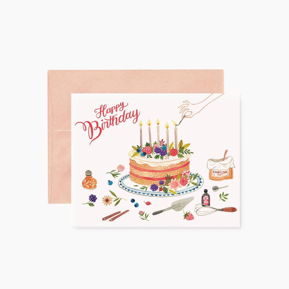 BIRTHDAY CAKE | GREETING CARD