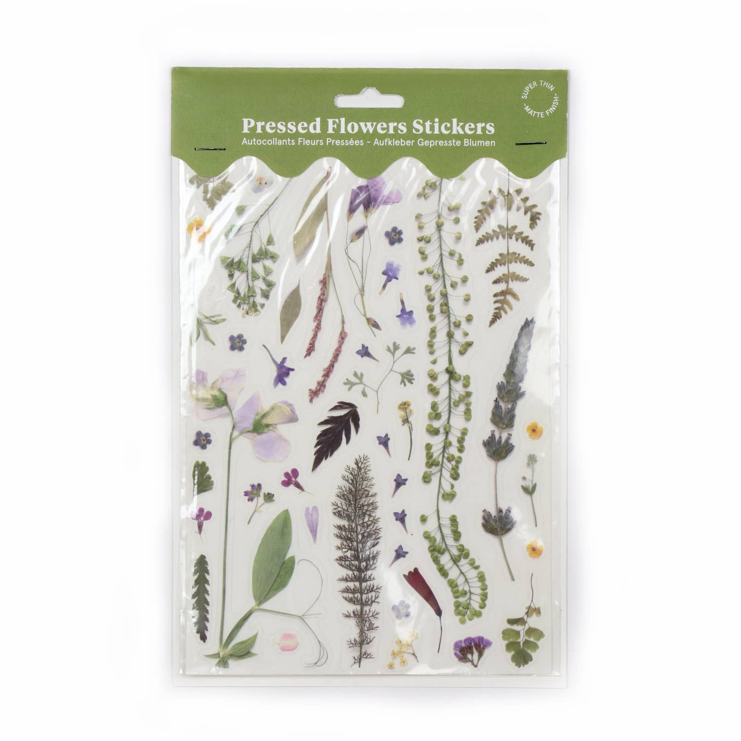 PRESSED FLOWERS STICKER SHEET