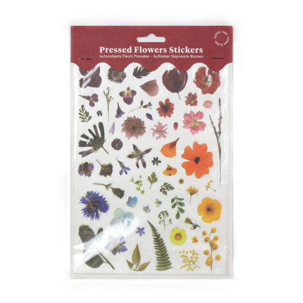 PRESSED FLOWERS STICKER SHEET
