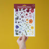 PRESSED FLOWERS STICKER SHEET