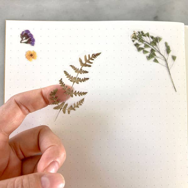 PRESSED FLOWERS STICKER SHEET